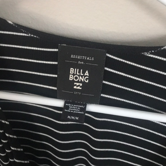 Billabong Striped Black & White Romper - Picture 4 of 5